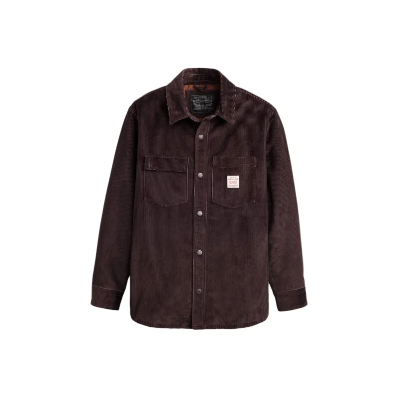 Levis Shirts Men Brown-0