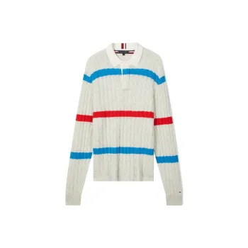 Tommy Hilfiger Knitwear Men Gray, Red, Blue, Multicolor ADK