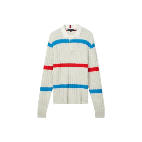 Tommy Hilfiger Knitwear Men Gray, Red, Blue, Multicolor ADK