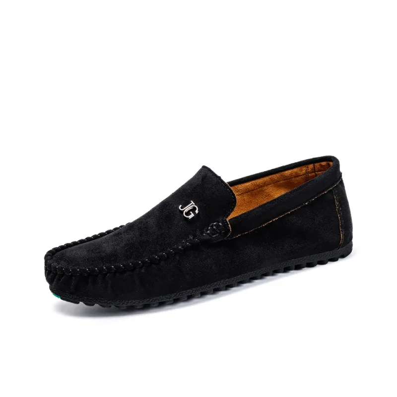 Black tailed Deer Loafers Men's-1