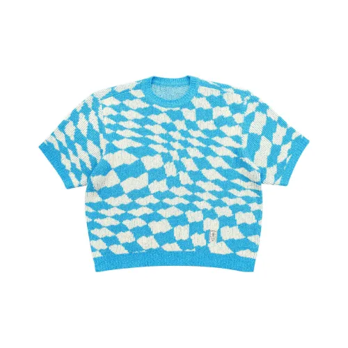 ADER ERROR ADER ERROR Through Editism Series Knitwear Unisex Blue