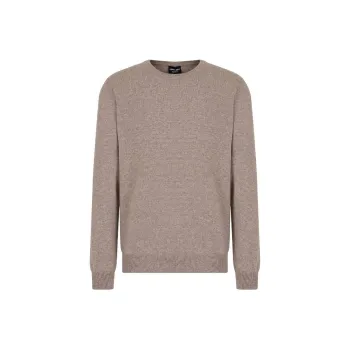 GIORGIO ARMANI Mélange effect Cashmere Crew neck Jumper