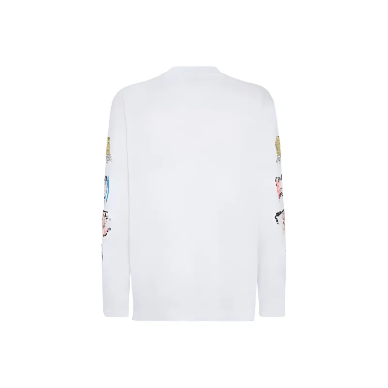 FENDI T Shirts Men White-1