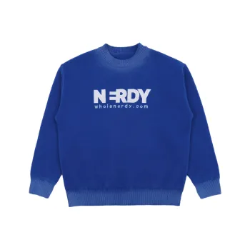 Nerdy Sweaters Unisex Royal Blue Color