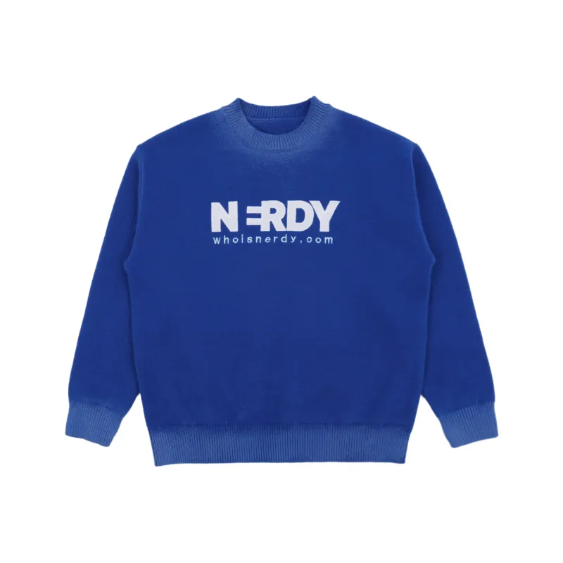 Nerdy Sweaters Unisex Royal Blue Color-0