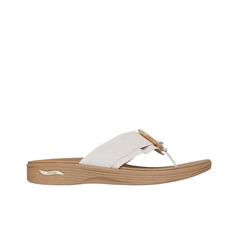 Skechers Arch Fit Flip Flops Women's Brown-1