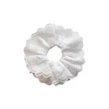 White Lace Scrunchy