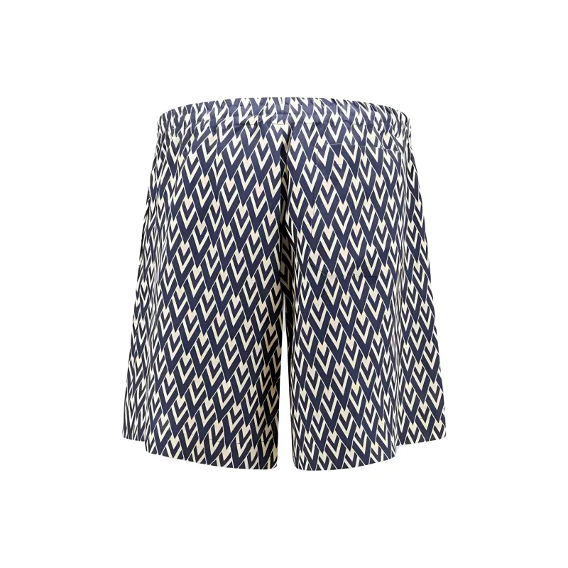 Valentino All Over Patterned Bermuda Shorts-1