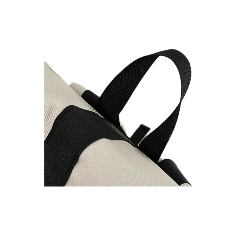 Travel Nylon Backpack Regular Unisex Black/White-4