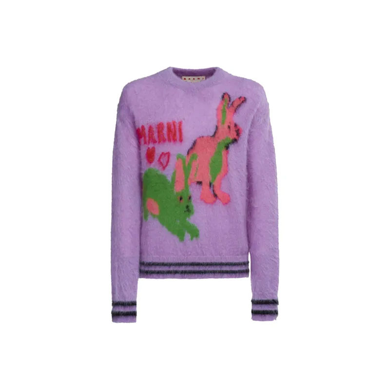 MARNI CNY SS23 Knitwear Men Purple-0