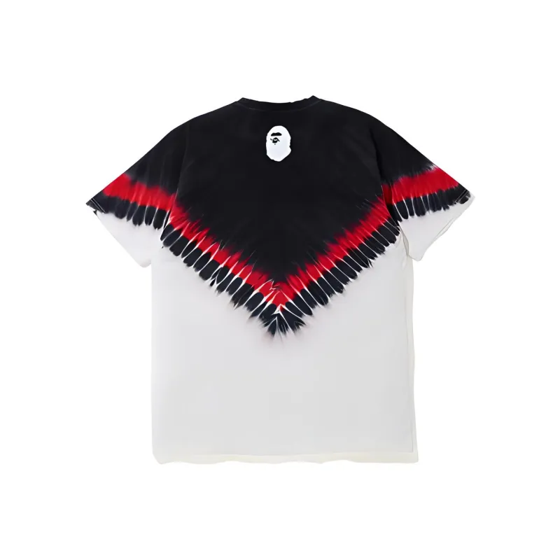 Bape Curved Logo Tie Dye Tee-3