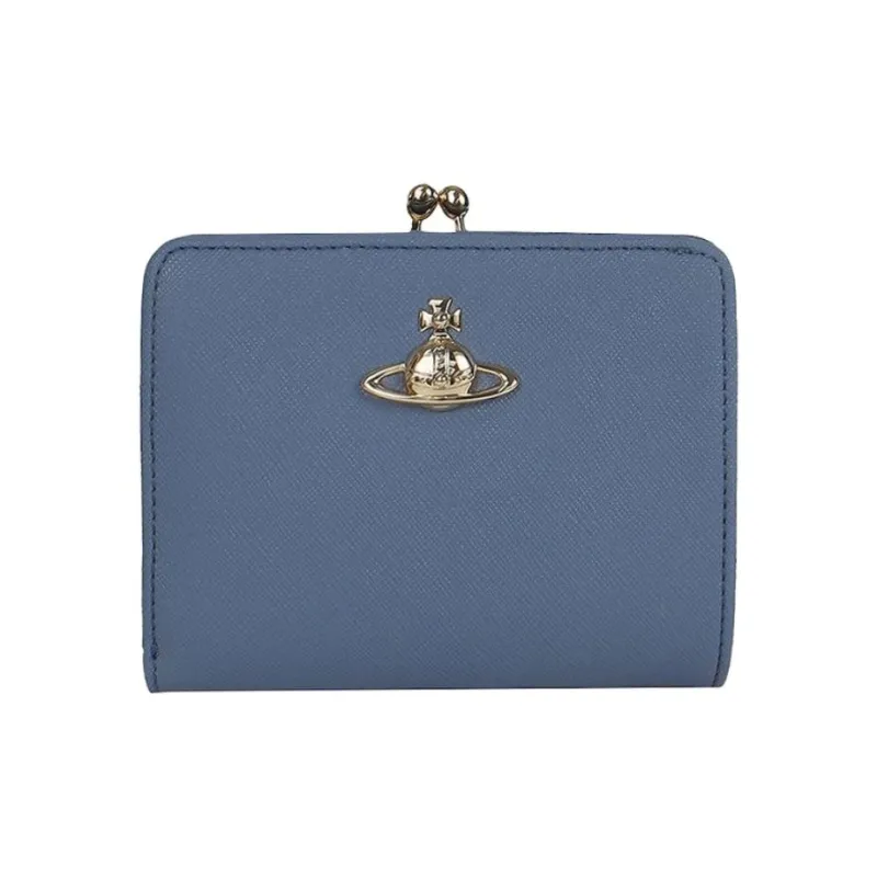 Vivienne Westwood Polyurethane Wallet Women's Blue-0