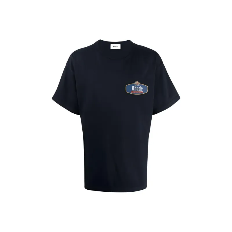 RHUDE Racing Crest Tee-0