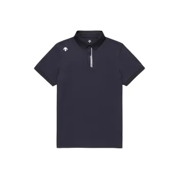 DESCENTE Tough Polo Shirt Black