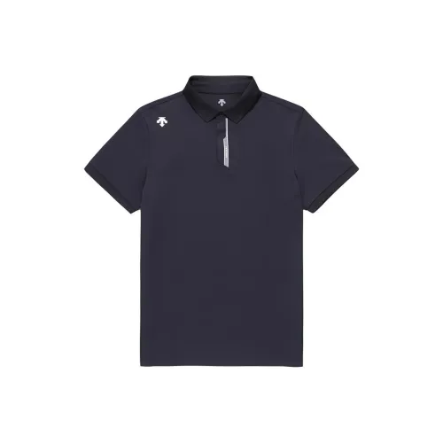 DESCENTE Tough Polo Shirt Black