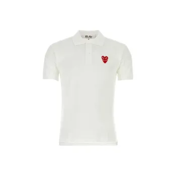 CDG Play Polo Shirt Men's White