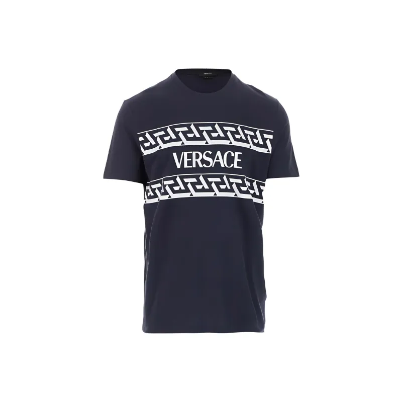 VERSACE T Shirts Men Dark Blue-0