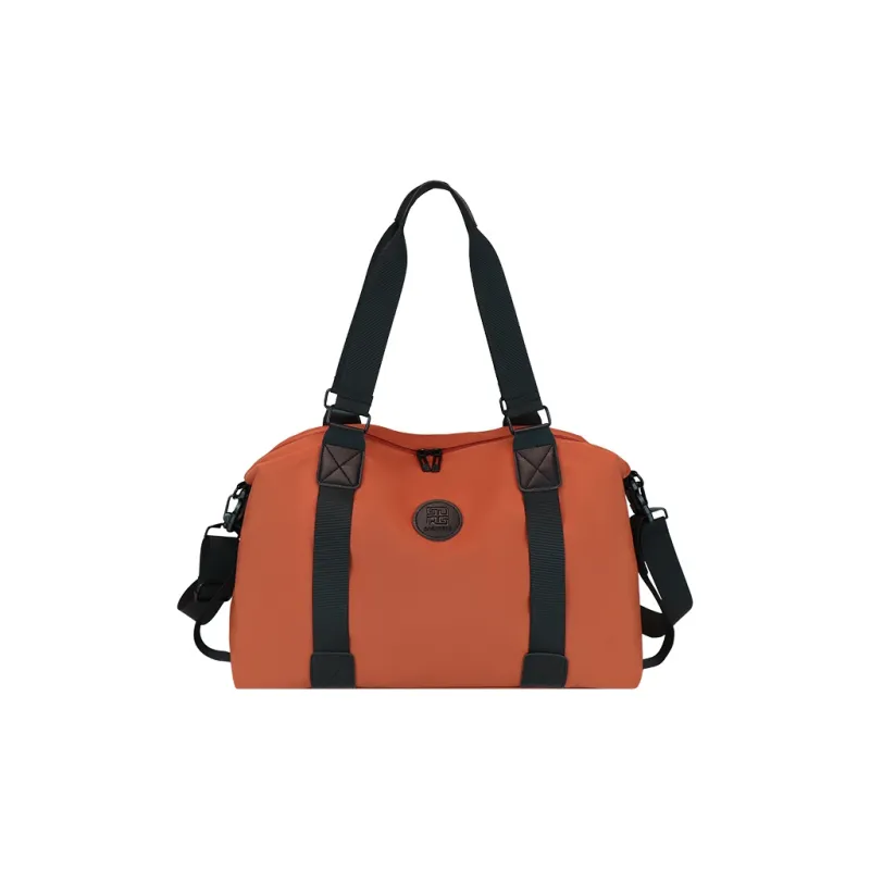 OUZIHUANG Nylon Travel Bag Unisex Khaki/Pink/Green/Black/Brown/Orange-24