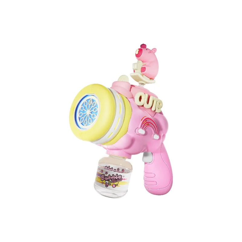 Bergers Electric Capybara Style Fully Automatic Pink Cute Bubble Machines-0