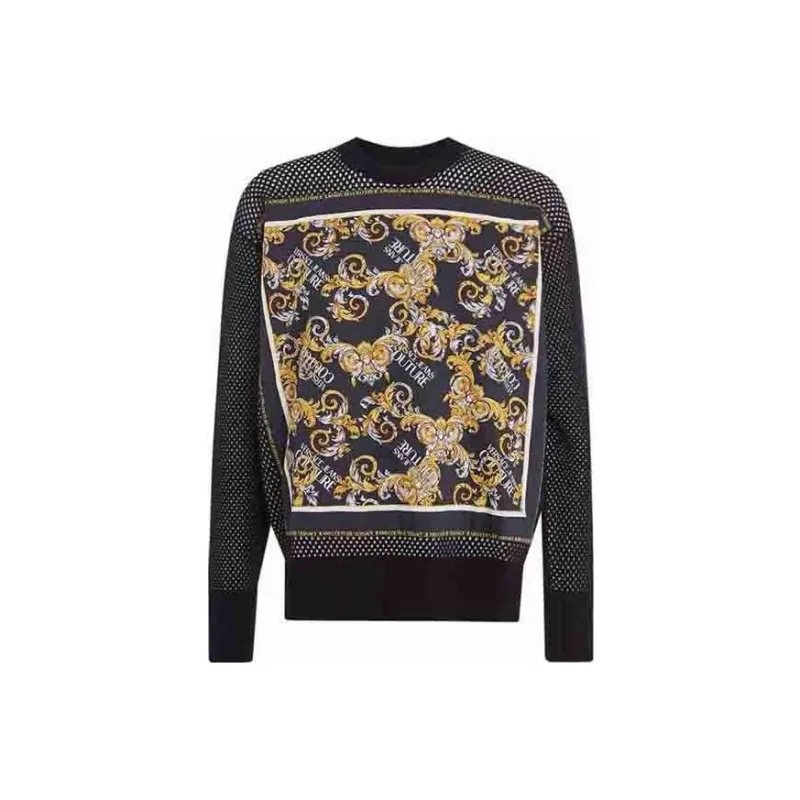 VERSACE Knitwear Men's Black Gold-0