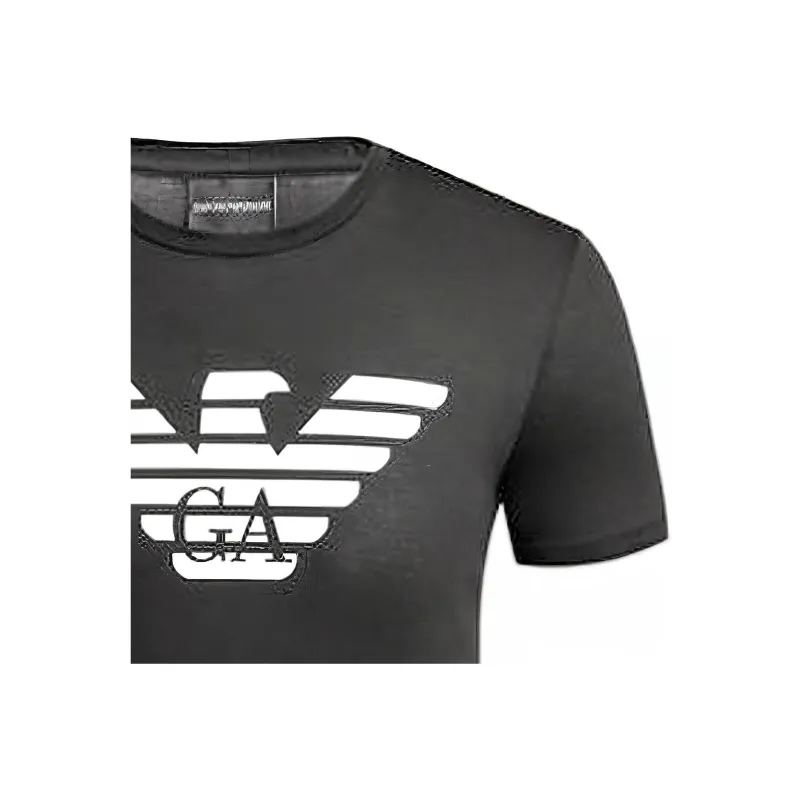 EMPORIO ARMANI T Shirts Men Black-2