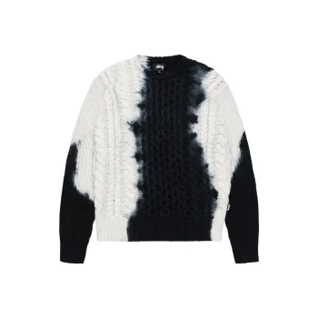 Stussy Tie Dye Fisherman Sweater