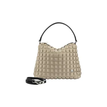 BPRIME Fabric One Shoulder Handbag Small Size Women's Beige