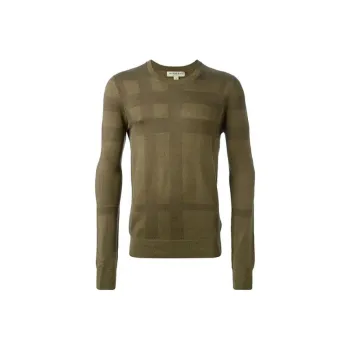 Burberry Sweaters Men Army Green