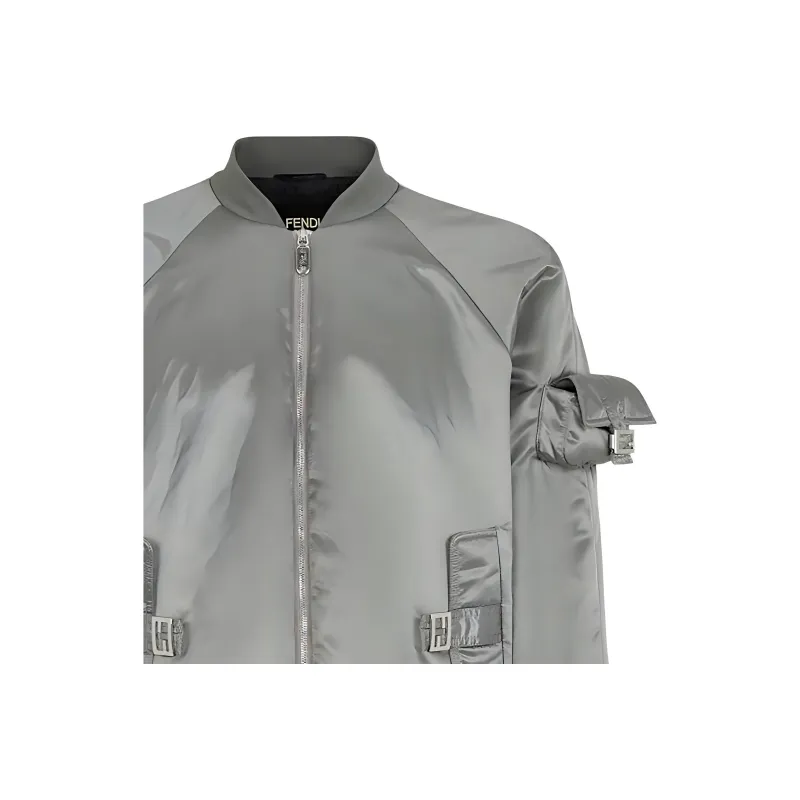 FENDI Zipped Bomber Jacket-2