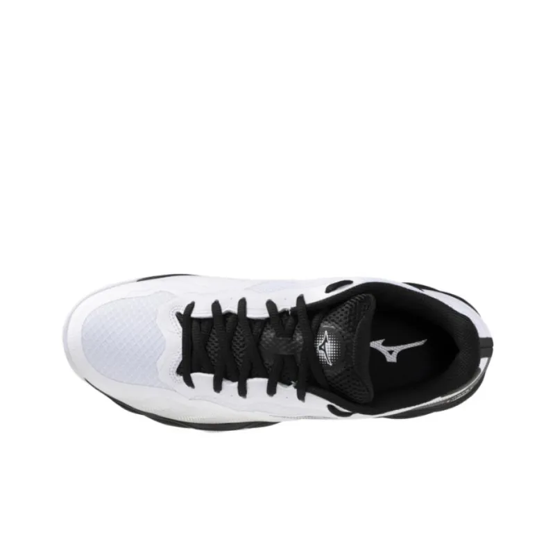 Mizuno WAVE ENFORCE COURT CC Anti Slip Wear Resistant Low Top Tennis Shoes Men's White Black-2