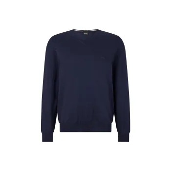 HUGO BOSS Logo Embroidered Regular Fit Jumper