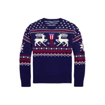 Polo Ralph Lauren Reindeer patterned Wool Sweater