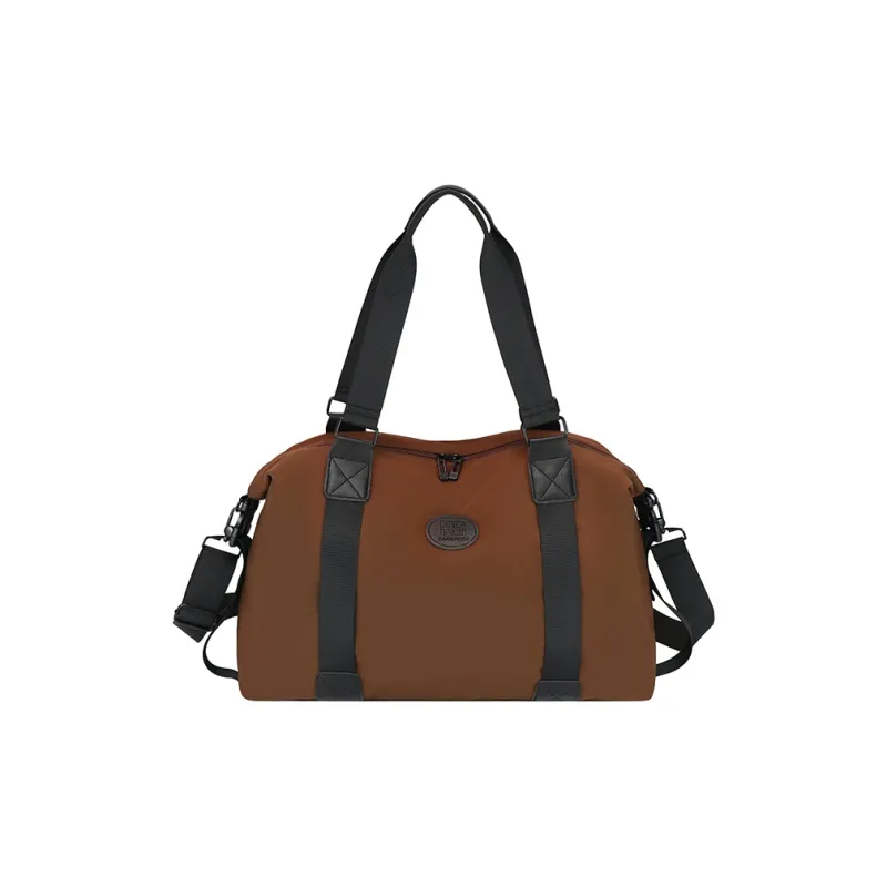 OUZIHUANG Nylon Travel Bag Unisex Khaki/Pink/Green/Black/Brown/Orange-19