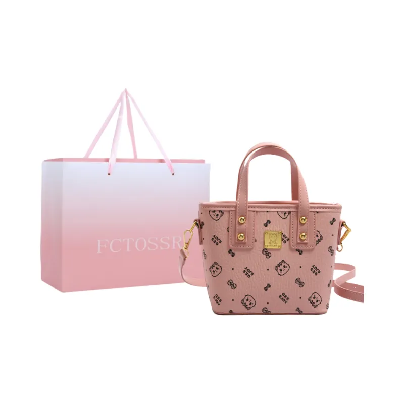 FCTOSSR PU Handbag Women's White/Pink/Brown/Black-2
