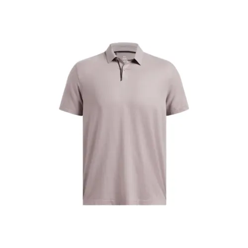 Under Armour Tour Tour Tips Polo Shirt Men's Lipstick Gray
