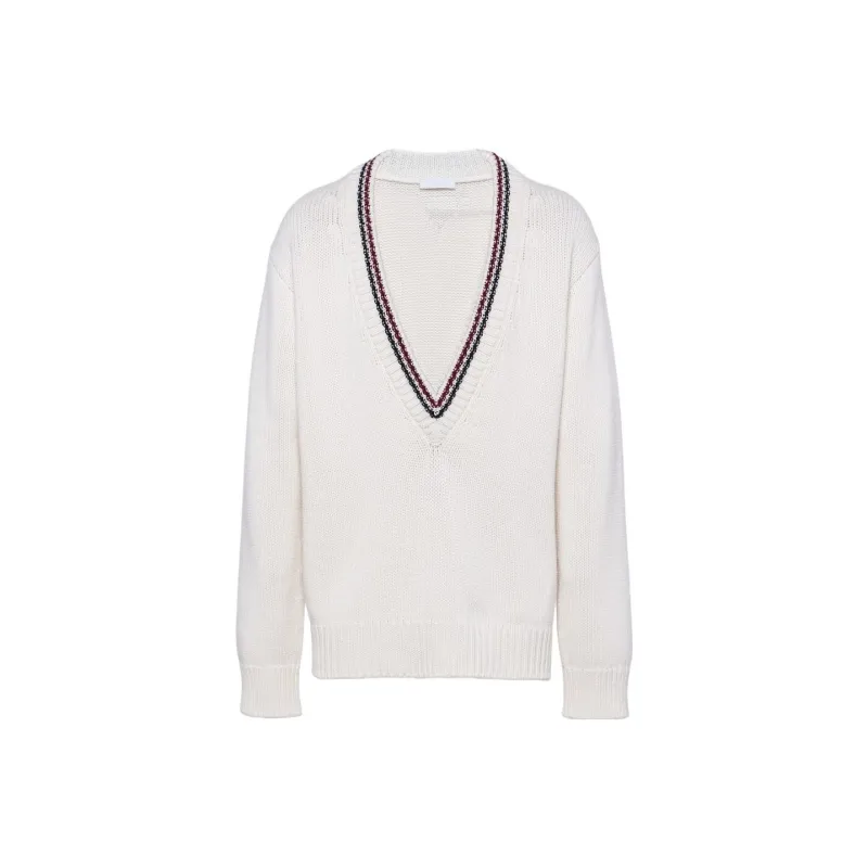 PRADA Sweaters Men White-0