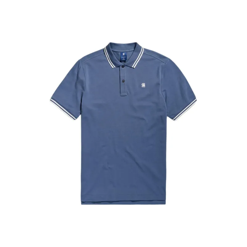 G STAR RAW Polo Shirt Men's Vintage Navy Blue-0