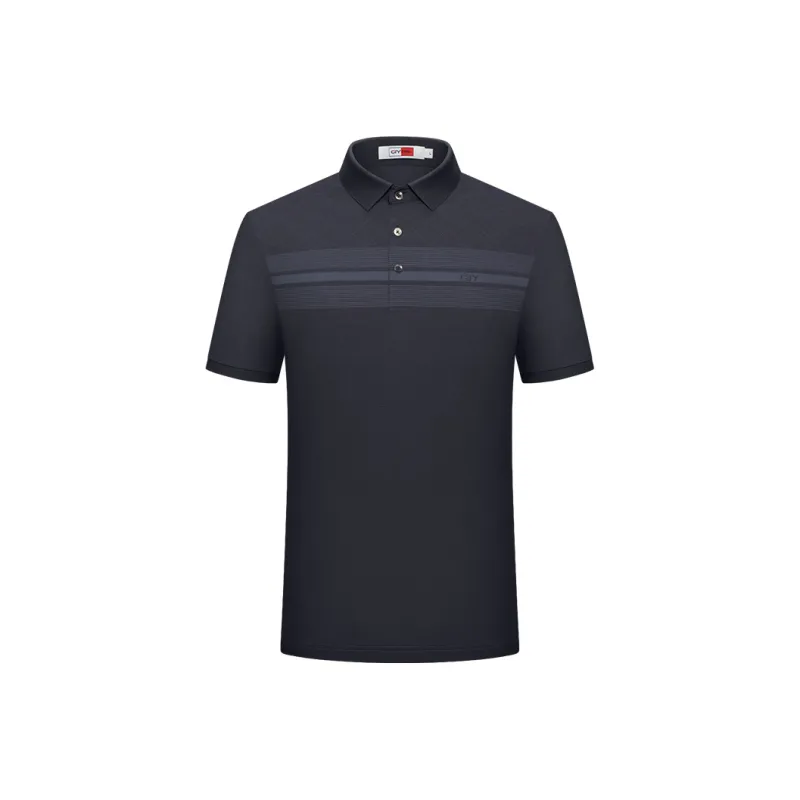 GY Goldlion Polo Shirt Men's Navy Blue-0