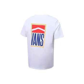 Vans Set in Sleeve T Shirt Men's White