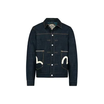 EVISU Jackets Men Marine Blue