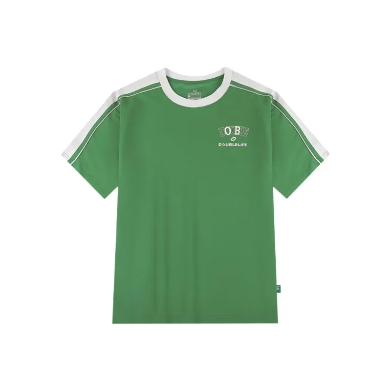 361° T Shirt Unisex Green/Cream White-0