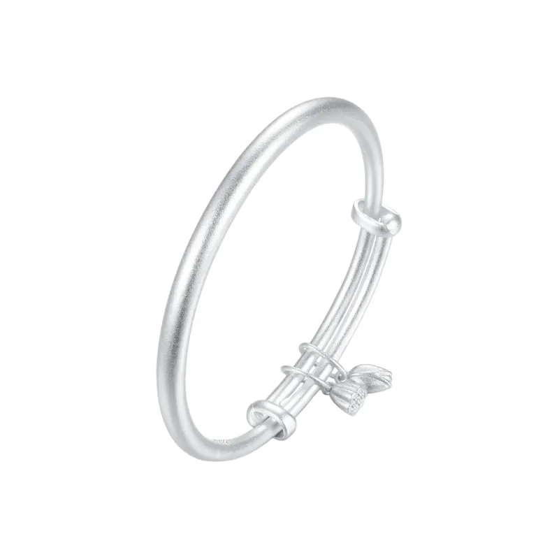 CHAOHONGJI 999 Fine Silver Bangles Women's-0