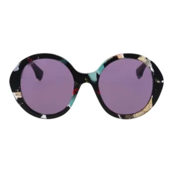 GUCCI Glittered Round frame Sunglasses