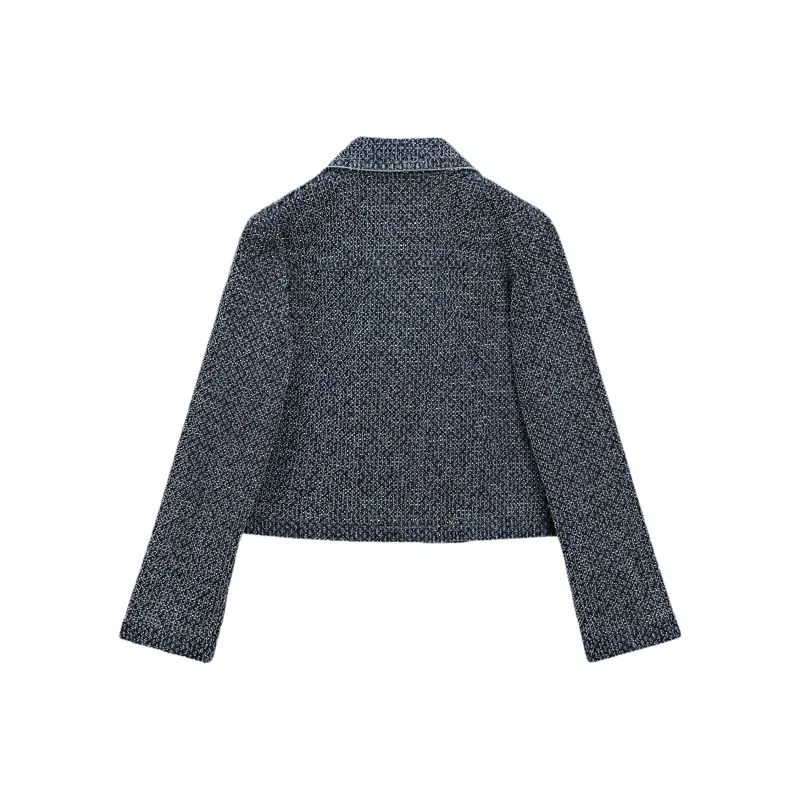 Massimo Dutti Denim Jacket Women's Blue-1