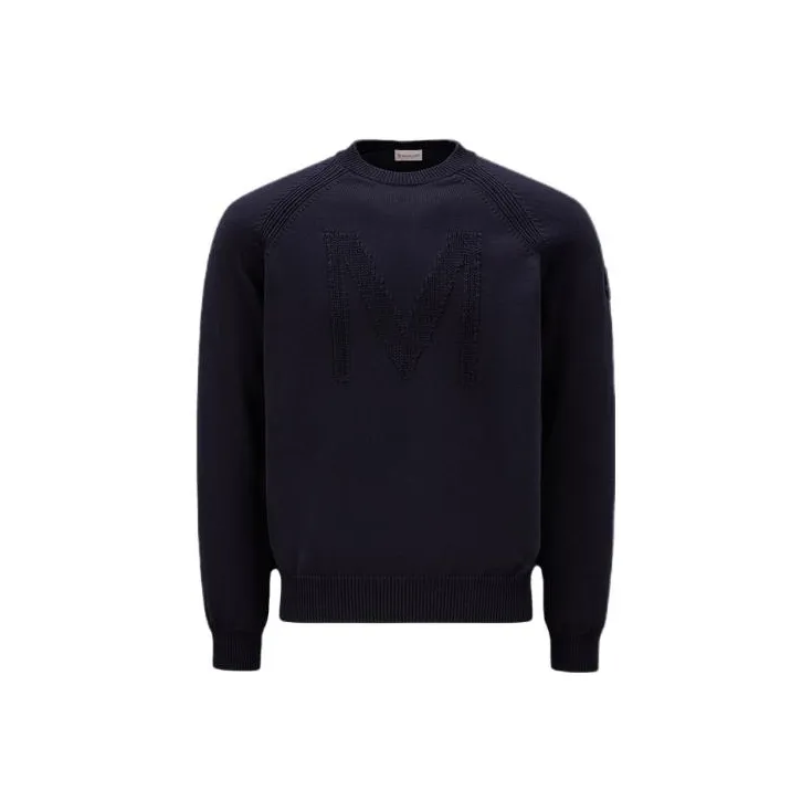 Moncler Sweaters Men Midnight Blue-0