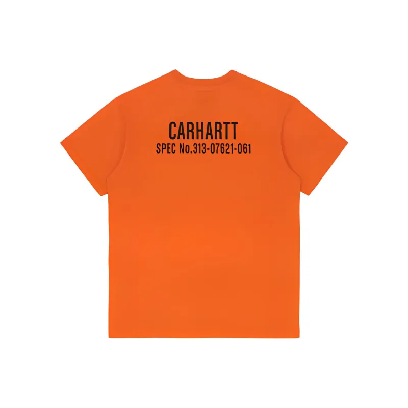 Carhartt WIP T Shirts Men Orange-1