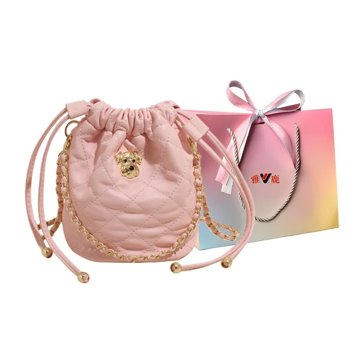 Yalu PU Shoulder Bag, Crossbody Bag, Handbag Women's White/Pink/Black-7