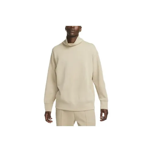 nike bone Sportswear Tech Fleece Reimagined Men's Oversized Turtleneck Sweatshirt