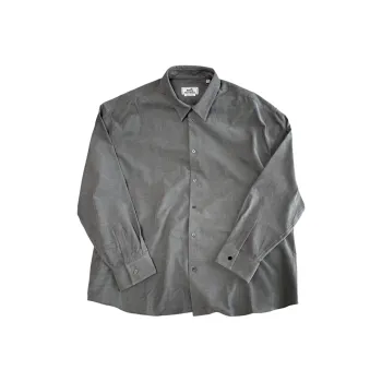 HERMES Shirts Men Gray