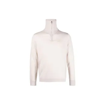 EMPORIO ARMANI Half-Zipped Knitted Jumper